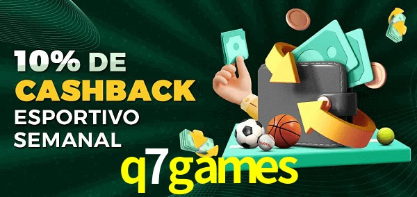 10% de bônus de cashback na q7games